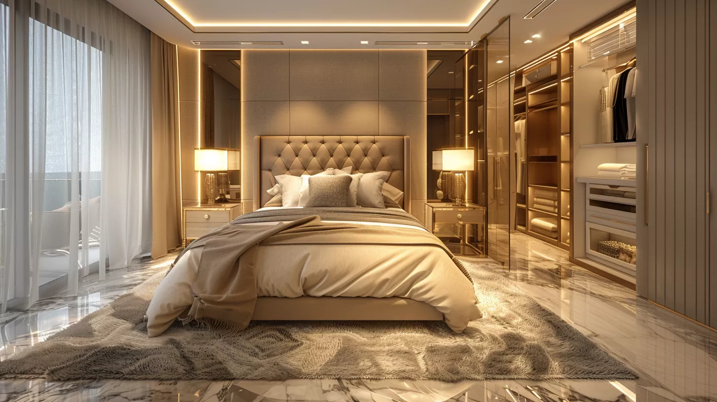 Master Suite Bedroom – غرفة النوم الرئيسية Master Suite Bedroom – غرفة النوم الرئيسية